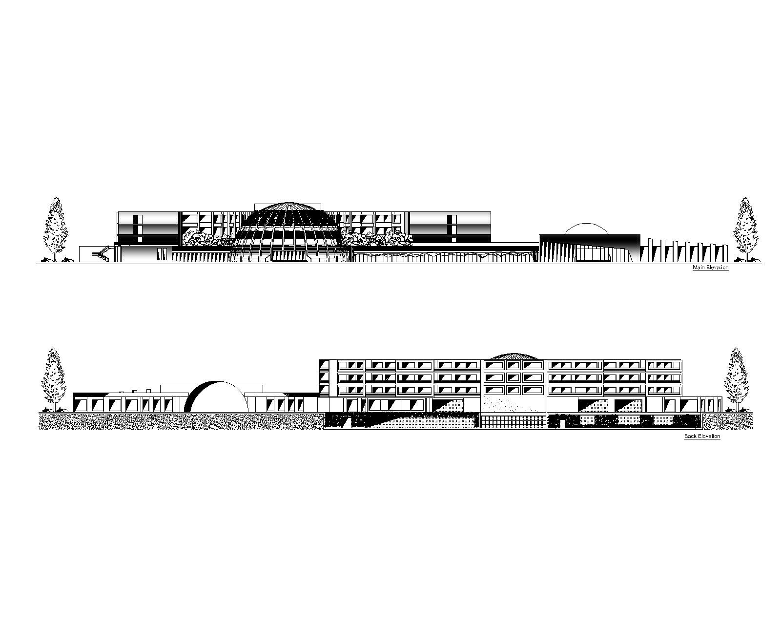 Building elevations — Senior Living, Safa Abdo