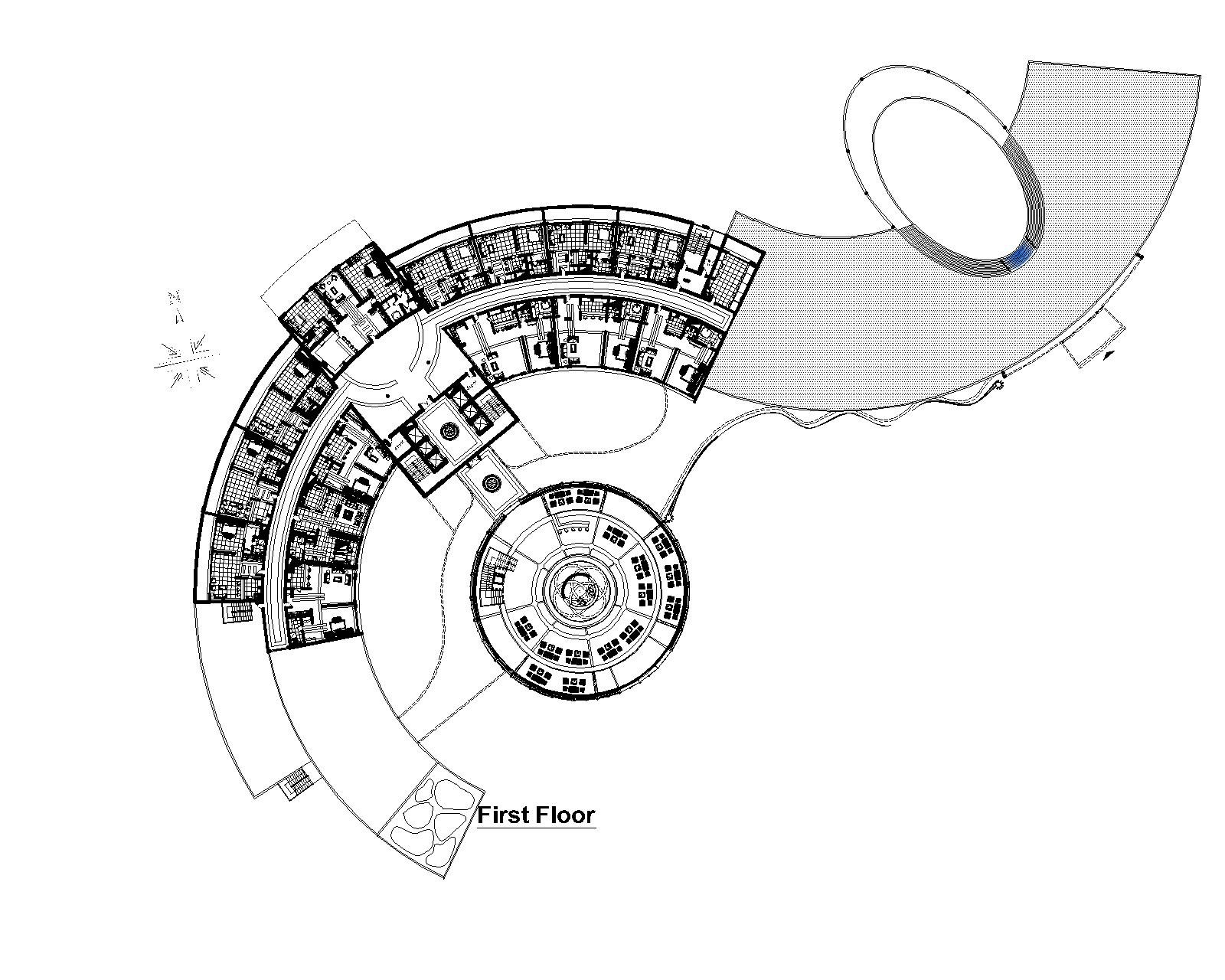 First floor plan — Senior Living, Safa Abdo