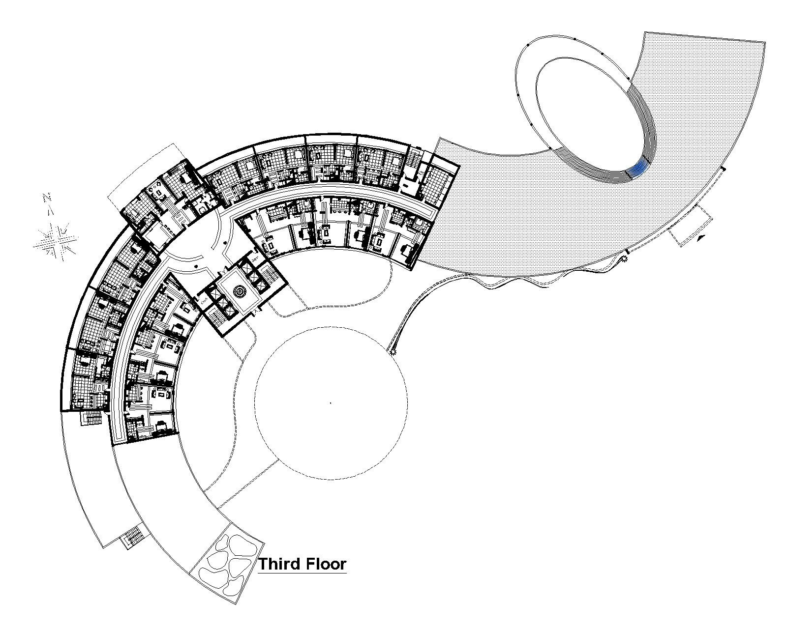Third floor plan — Senior Living, Safa Abdo