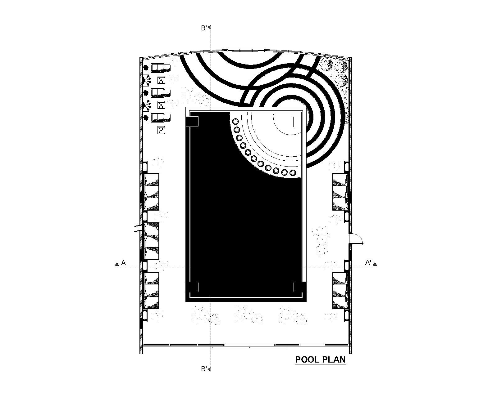 Pool floor plan — Senior Living, Safa Abdo