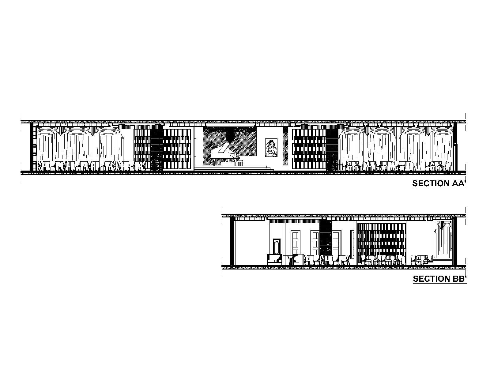 Restaurant sections — Senior Living, Safa Abdo