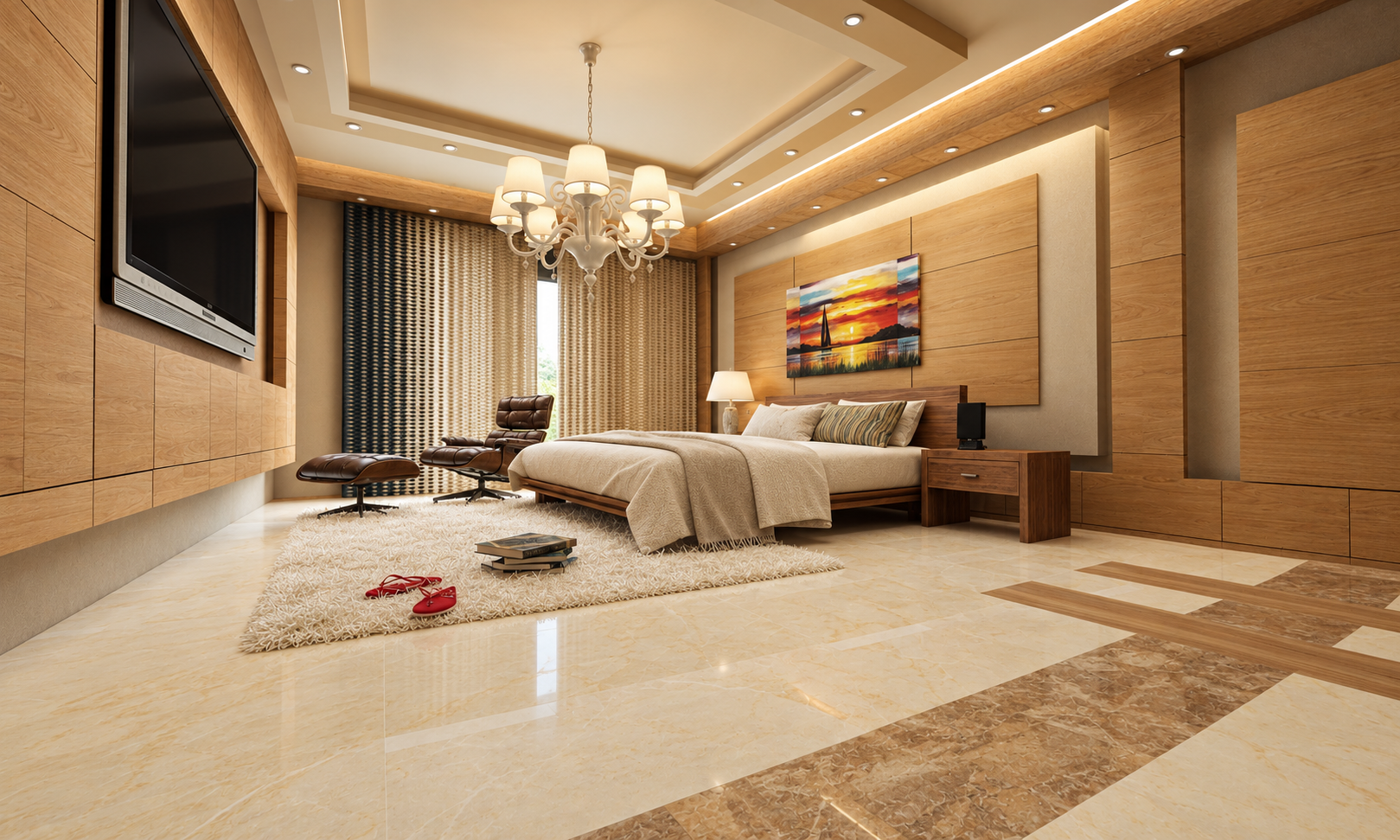 Bedroom — view toward the sleeping area — Senior Living, Safa Abdo